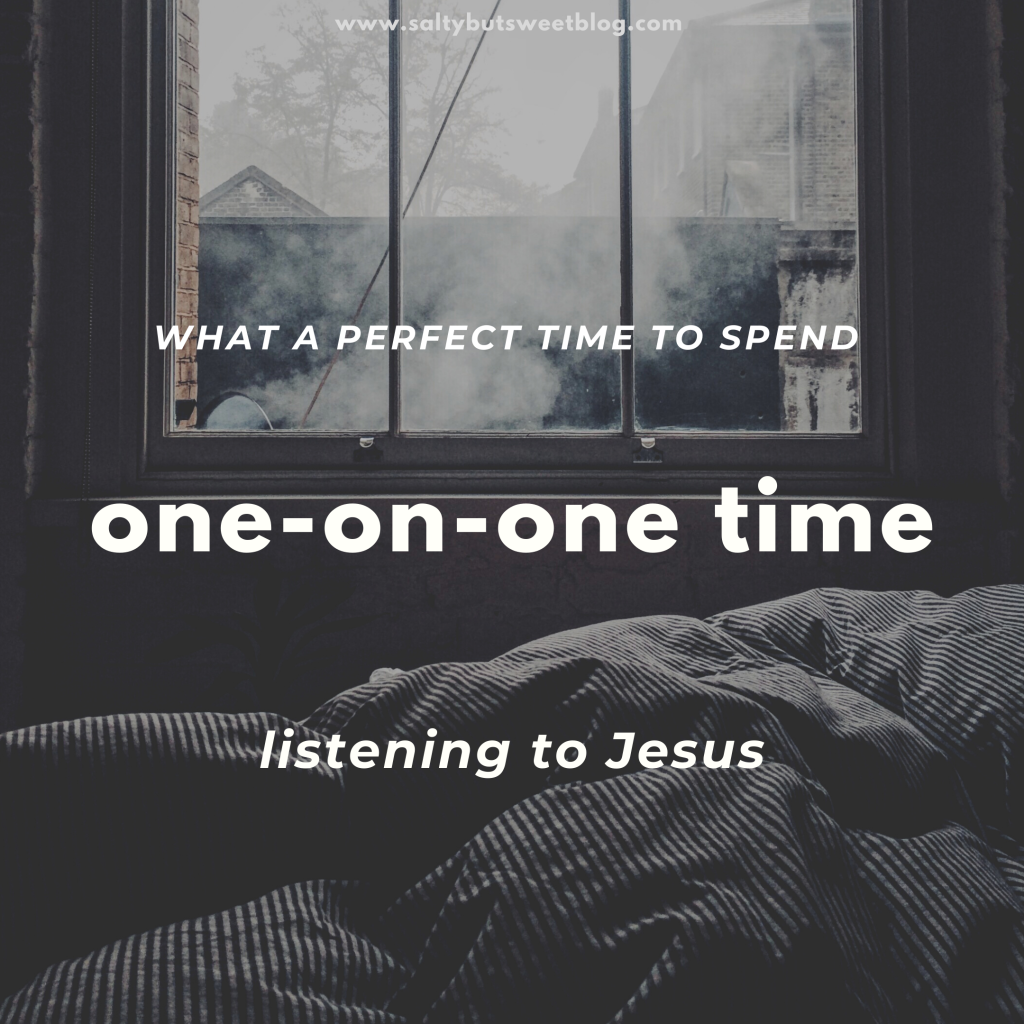 spending one-on-one time with jesus